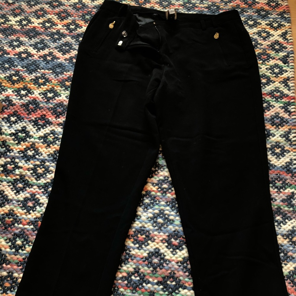 Anne Klein P 12 Black Dress Pants
